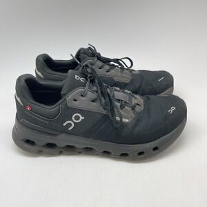 On Cloudrunner 2 Sneakers Womens 8.5 3WE10142130 Black Waterproof Running Shoes
